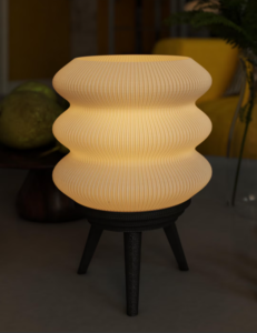 gwave 3d printed desk lamp – eco friendly made in goa